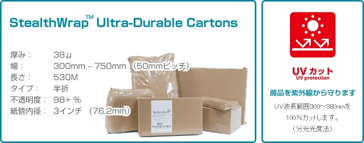StealthWrap™Ultra-Durable Cartons